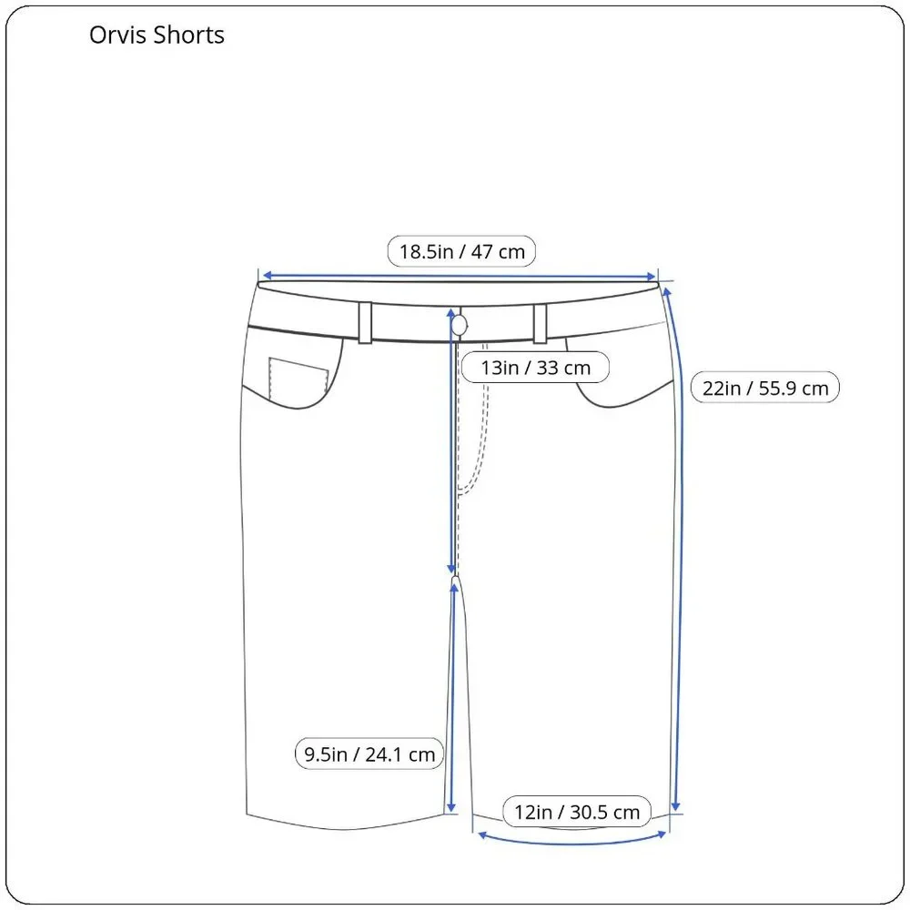 Orvis Cargo Mens Sz 37 Lightweight Stretch Comfort Hiking Fishing Khaki Shorts - Picture 3 of 14